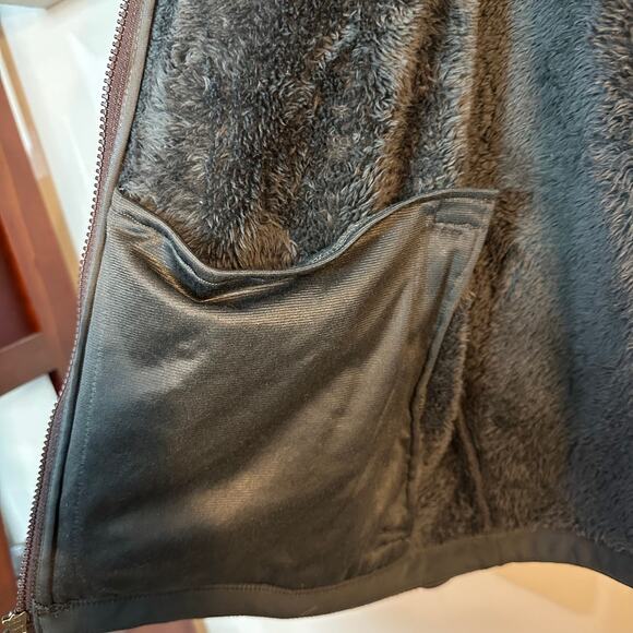 The North Face MEN'S XL Chimborazo Chocolate Brown Fleece Sherpa Lined Jacket - Picture 8 of 12